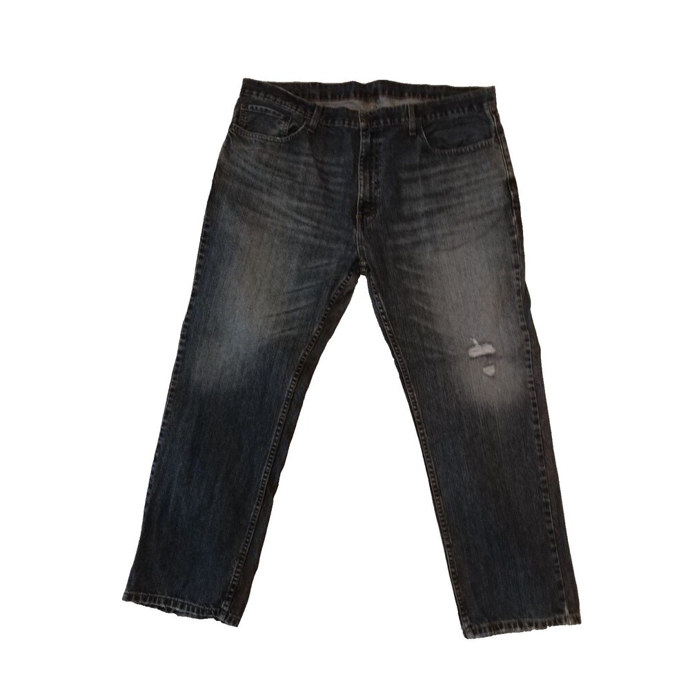 Levi's 559 Jeans Mens 40 X 30 Relaxed Straight Fit Blue 100% Cotton Distressed